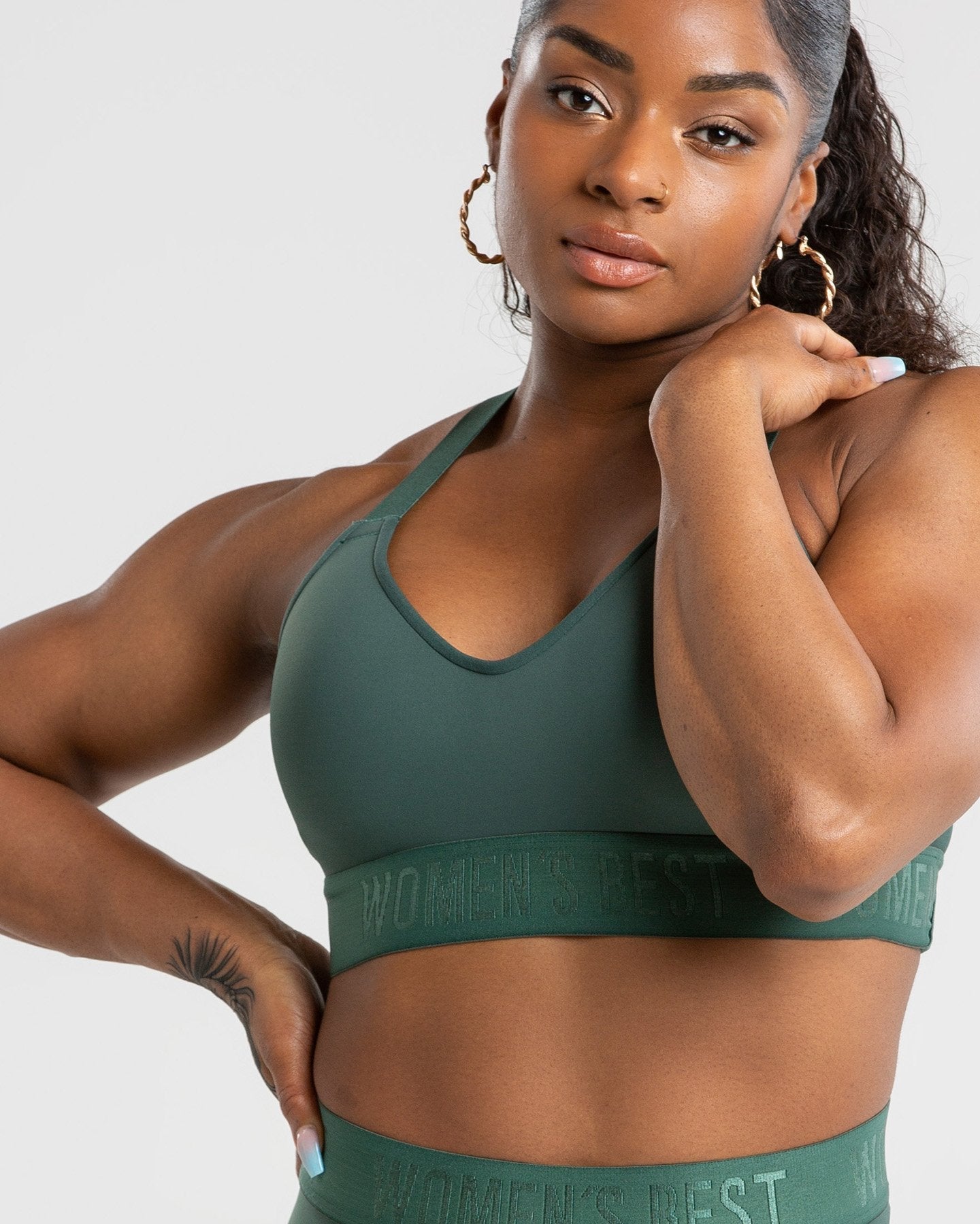 Hold Sports Bra | Jungle Green