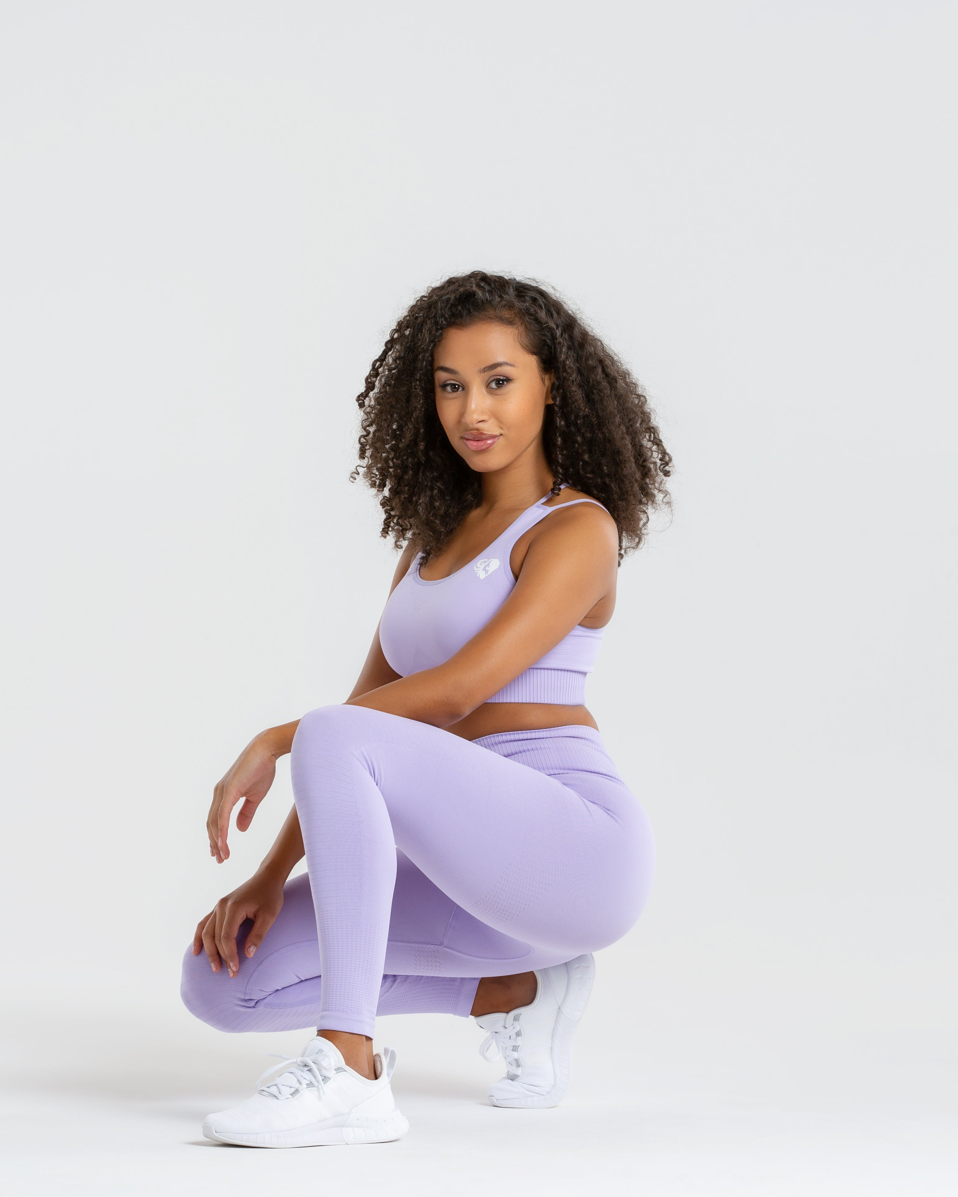 Power Seamless Sports Bra | Lilac