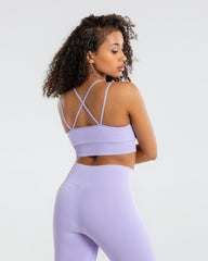 Power Seamless Sports Bra | Lilac