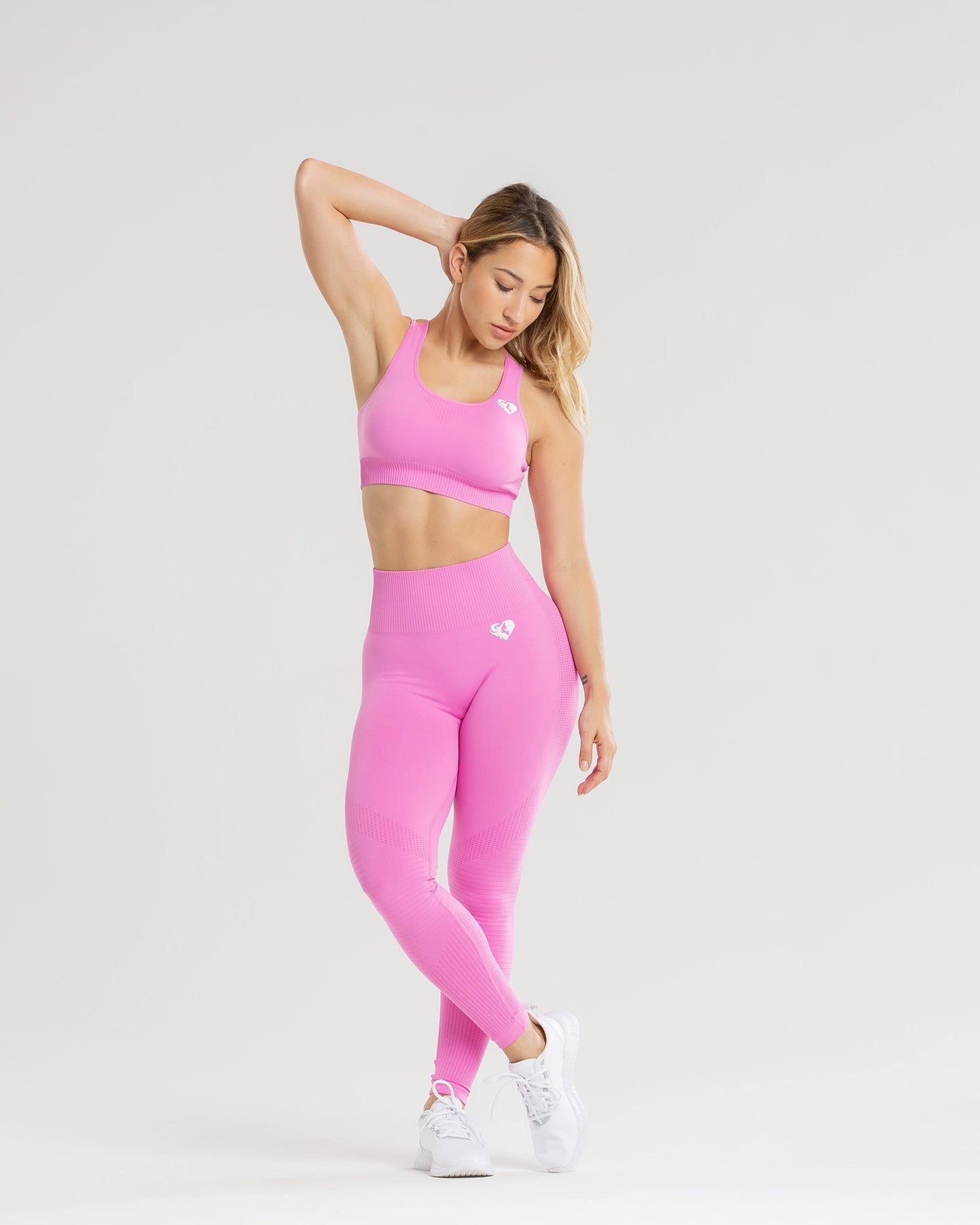 Power Seamless Sports Bra | Phlox Pink