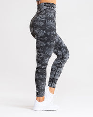 Camo Seamless Leggings | Black