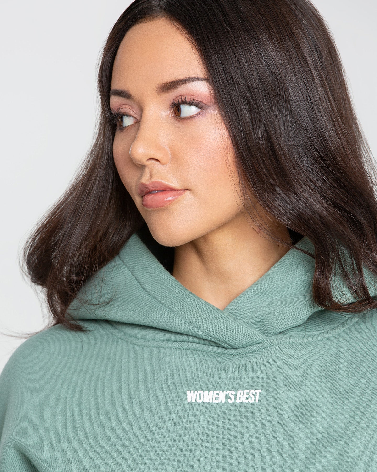 Comfort Cropped Hoodie | Pastel Green