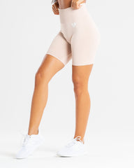 Power Seamless Cycling Shorts | Nude