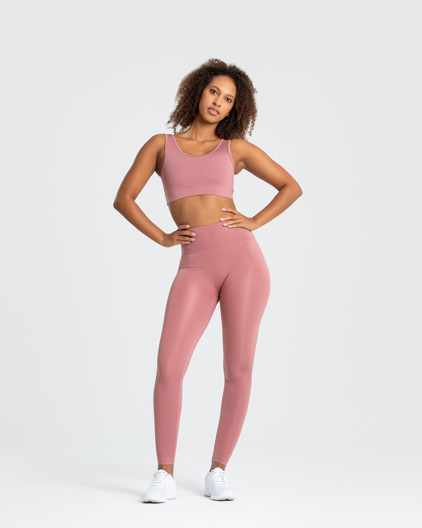 Essential Sports Bra | Dusty Pink